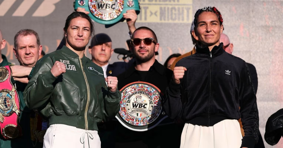 Source-supplied image for: Katie Taylor vs Flora Pili live scorecard and fight result