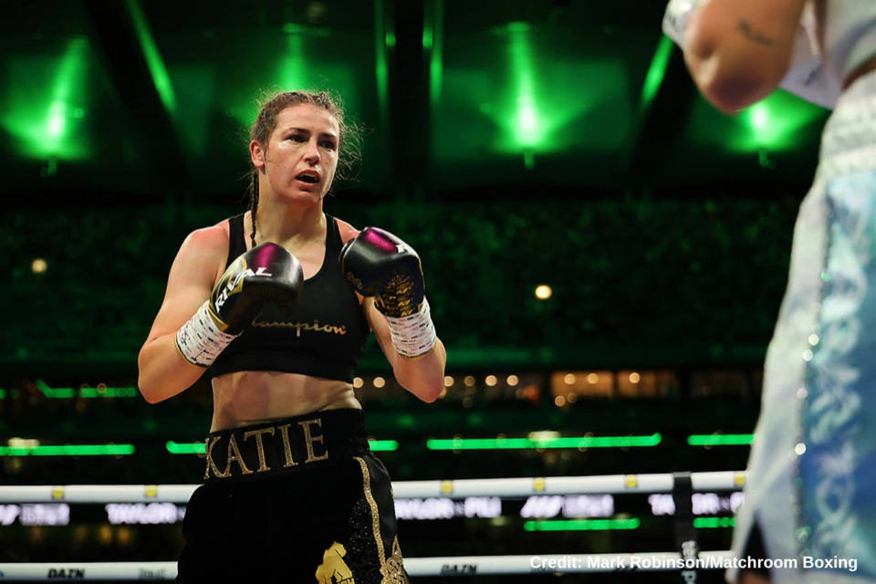 Source-supplied image for: Katie Taylor Defeats Flora Pili!